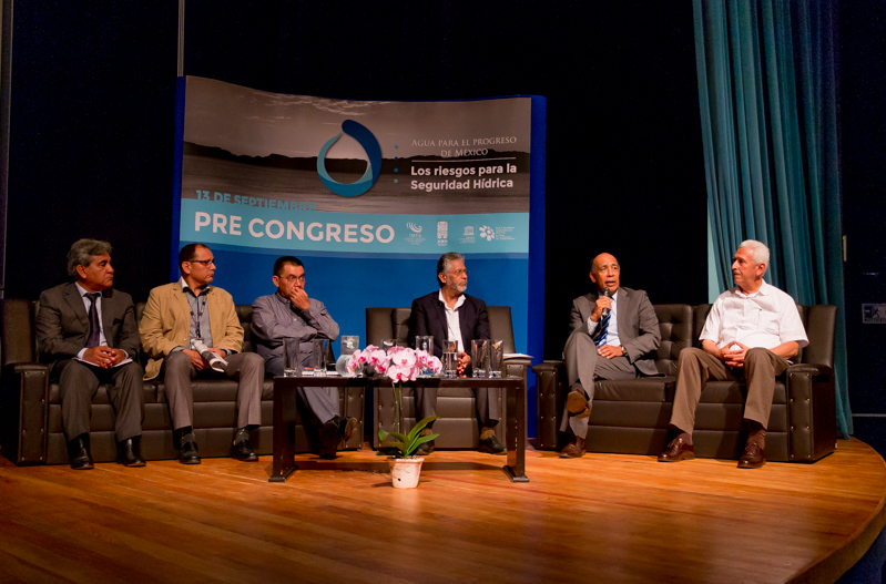 Participación de los ponentes del Pre-Congreso: Agua para el Progreso de México.