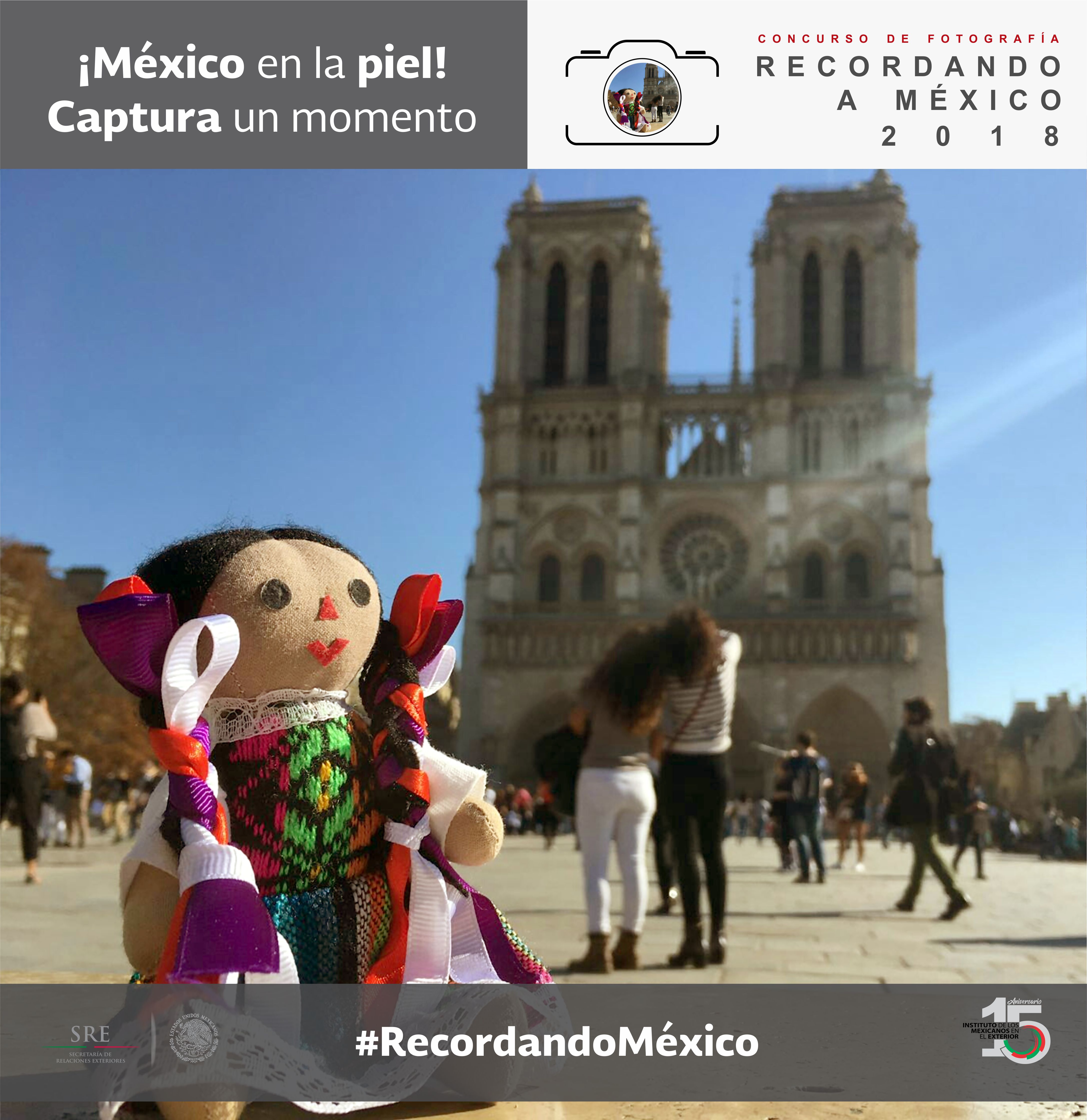 El IME informa que el 21 de septiembre del 2018 cerrará la 2da edición del Concurso de Fotografía “Recordando a México”, con el tema “Mi comunidad mexicana”.