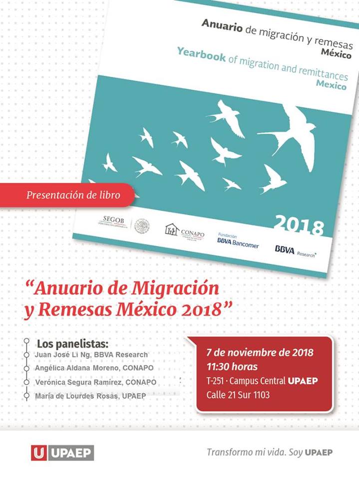 Anuario de migración y remesas 2018.