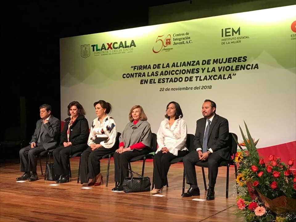 Firma de Alianza de Mujeres contra las Adicciones y la Violencia en Tlaxcala