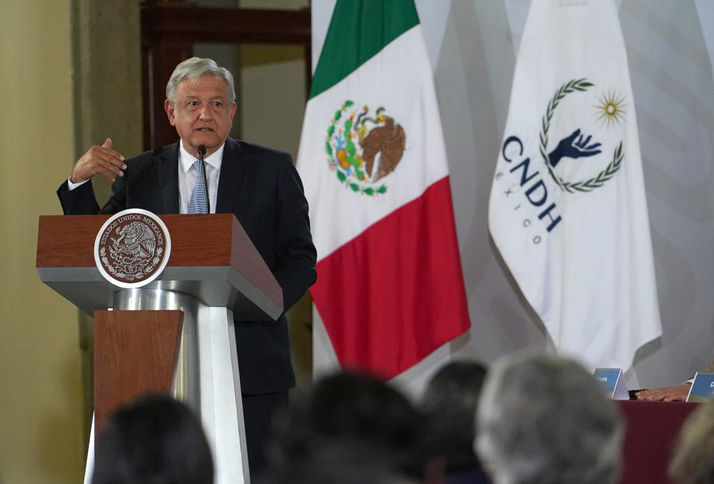 Mensaje del Presidente Andrés Manuel López Obrador en la entrega del Premio Nacional de Derechos Humanos