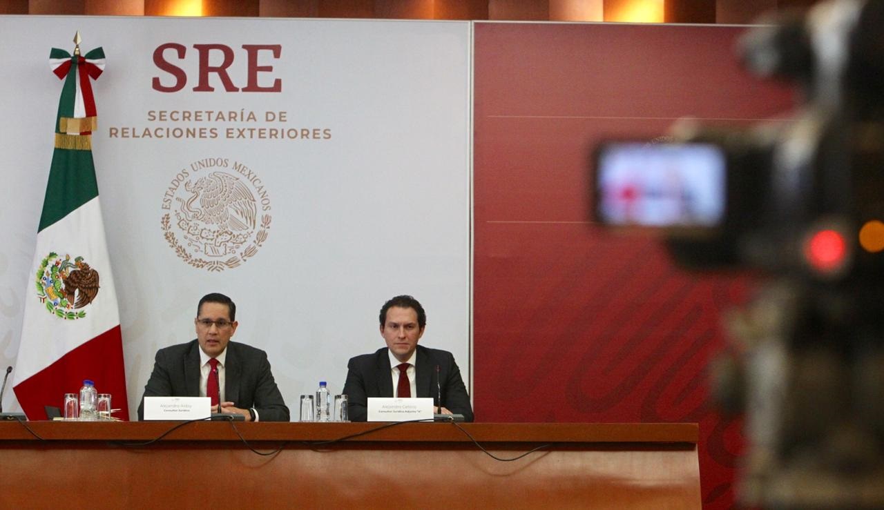 Conferencia de prensa del Consultor Jurídico Alejandro Alday