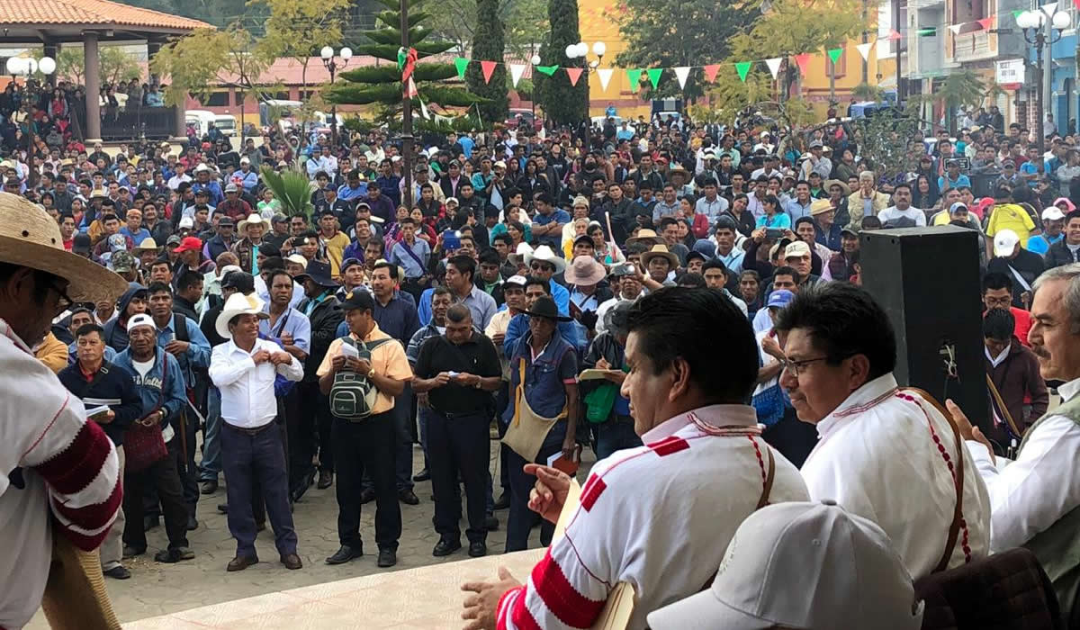 El Gobierno de México reconoce el cambio de Régimen Electoral del municipio de Oxchuc, Chiapas para elegir a sus autoridades a través de sus Sistemas Normativos Indígenas.