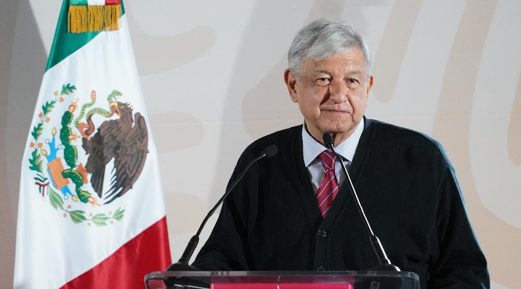 Presidente Andrés Manuel López Obrador durante la presentación del Programa de la Zona Libre de la Frontera Norte en Tijuana