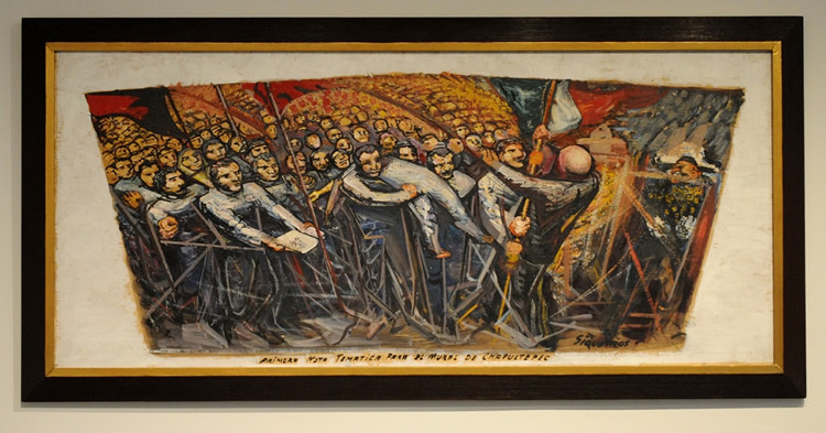 Obra que forma parte de "Orozco, Rivera, Siqueiros. La Exposición Pendiente" en el Museo de Arte Carrillo Gil
