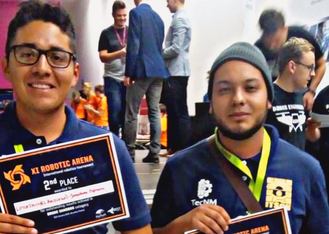 Los estudiantes del TecNM campus Ciudad Hidalgo, compitieron en la categoría de Drones.