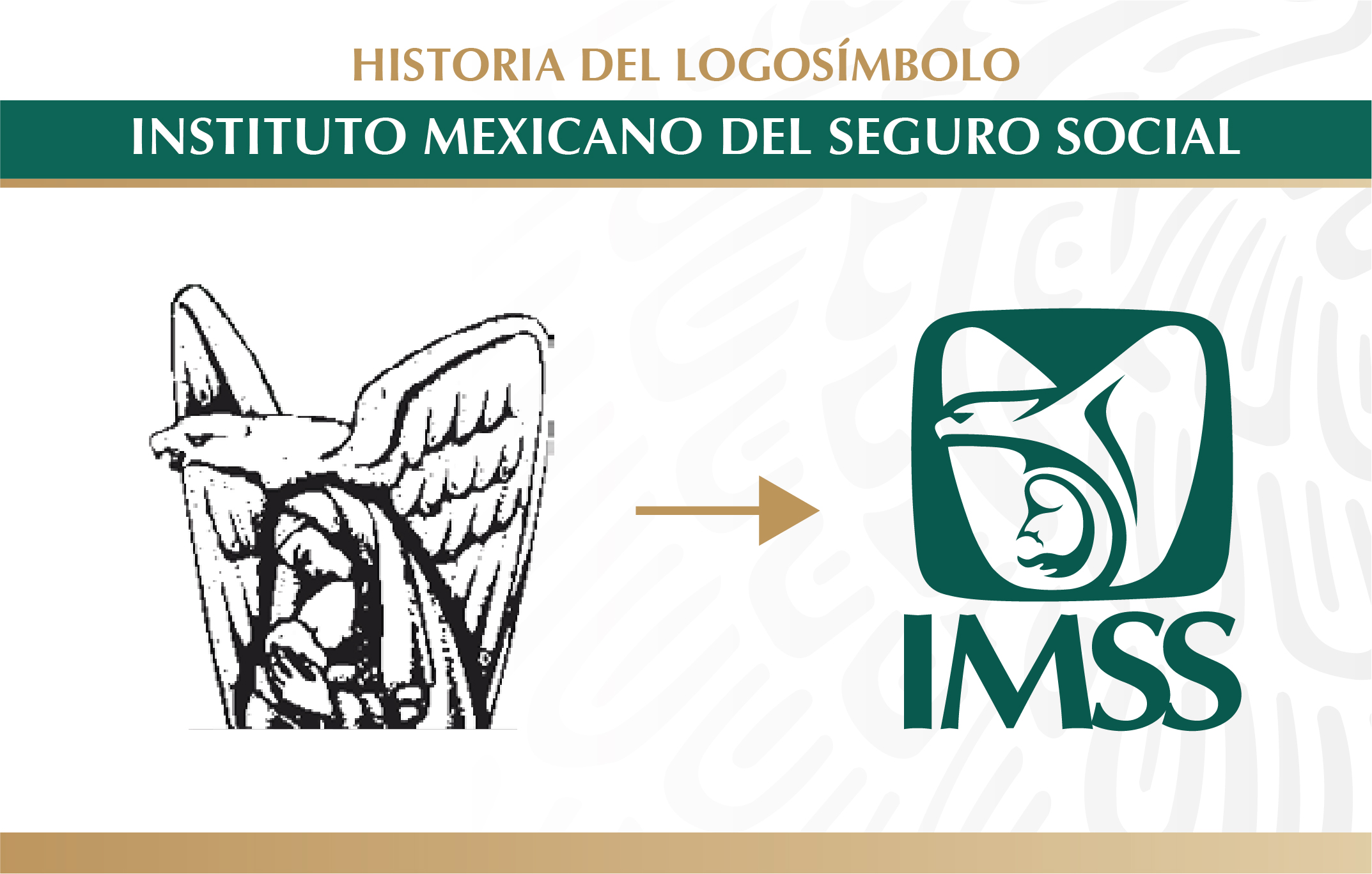 Evolución del logosímbolo del IMSS | Instituto Mexicano del Seguro Social |  Gobierno | gob.mx