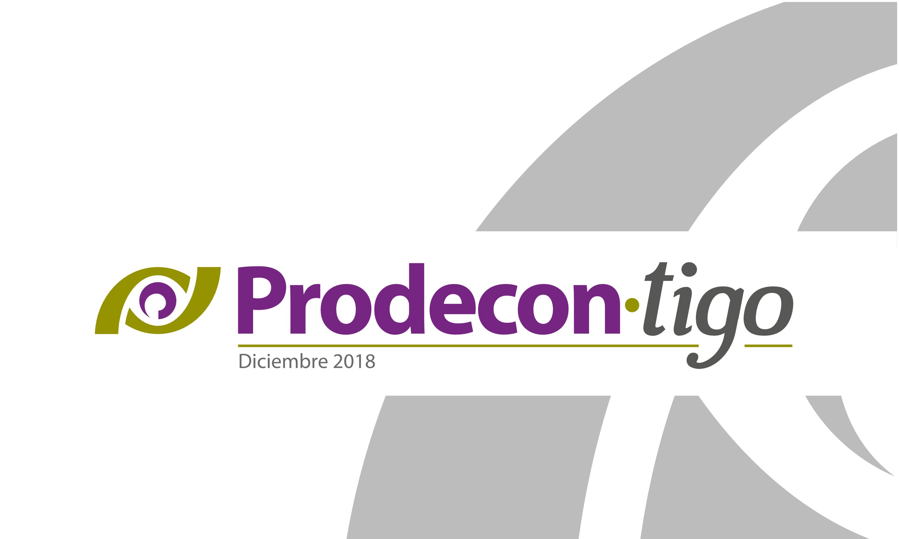 Boletín Prodecon-tigo Diciembre 2018