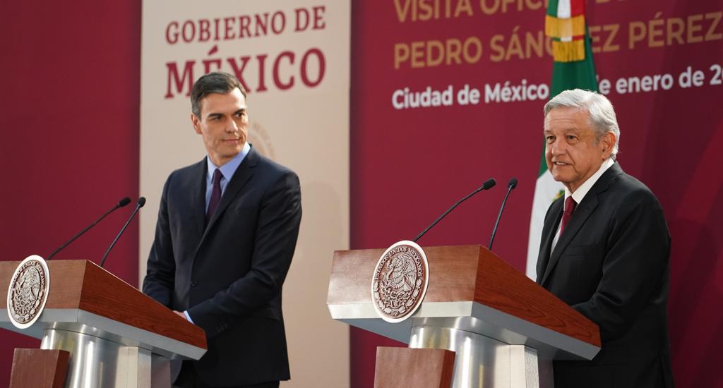 Conferencia de prensa conjunta del presidente de los Estados Unidos Mexicanos, Andrés Manuel López Obrador y el presidente del Gobierno de España, Pedro Sánchez Pérez-Castejón