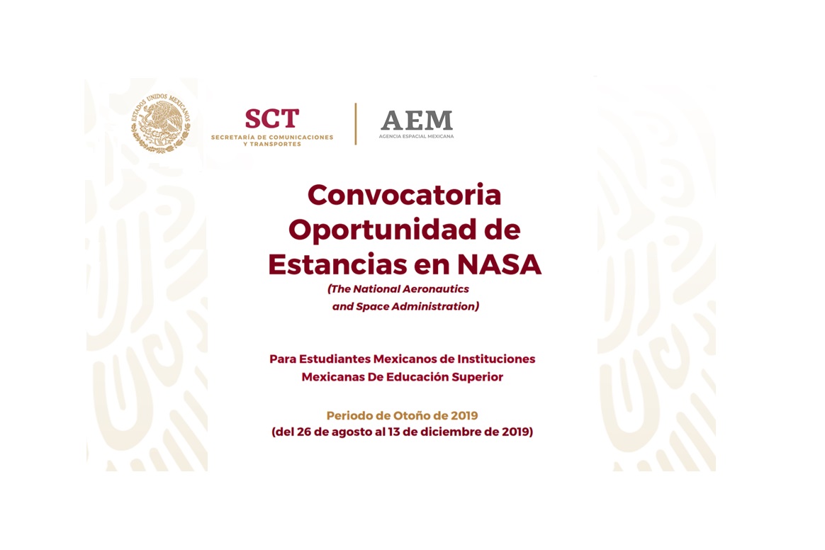 Publica AEM Convocatoria para Estancias de Investigación en NASA