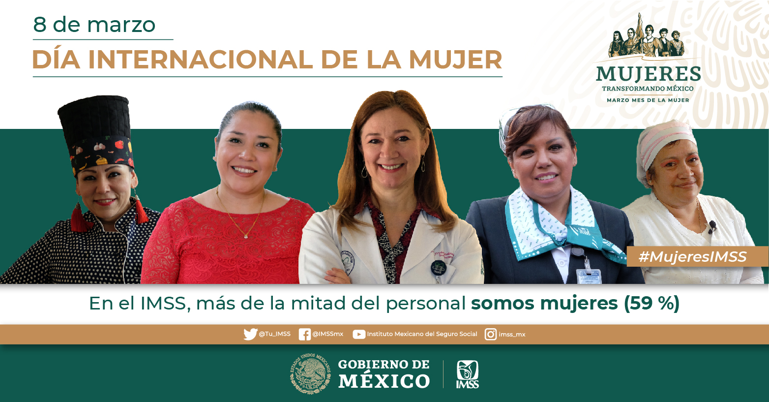Desde todas los sectores y desde todos los rincones del país, las mujeres están transformando México