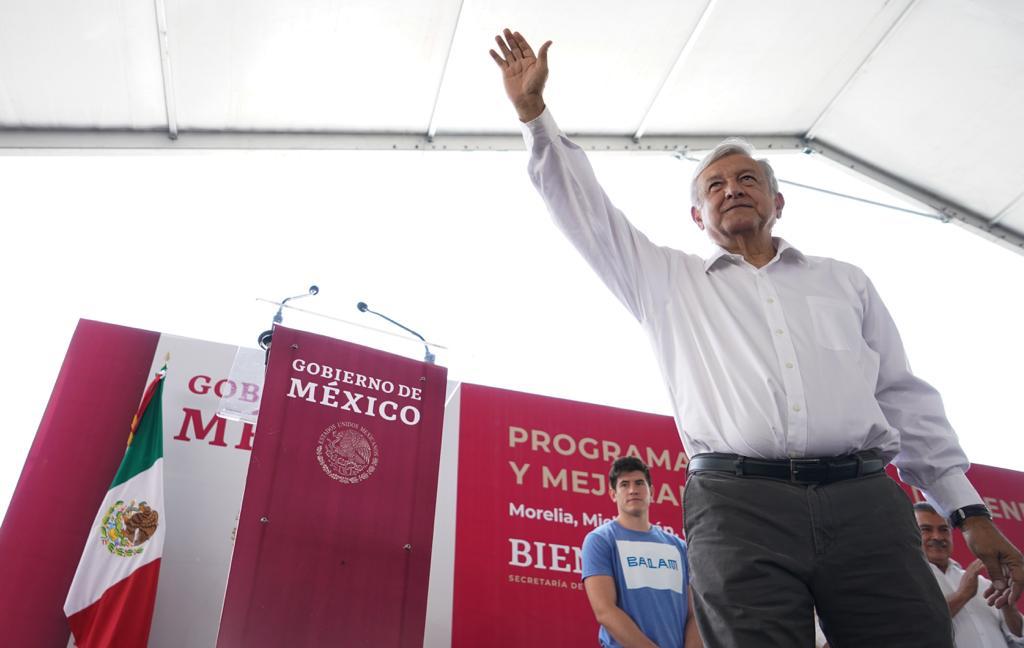 Mensaje del presidente de México durante la entrega de los Programas Integrales de Bienestar y Mejoramiento Urbano desde Michoacán
