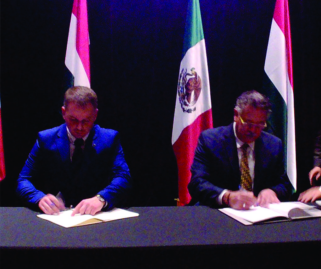 Firma de Memorándum de Entendimiento México-Hungría