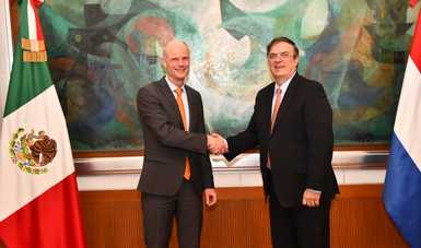 Secretary Marcelo Ebrard meets with Netherlands Foreign Minister Stef Blok