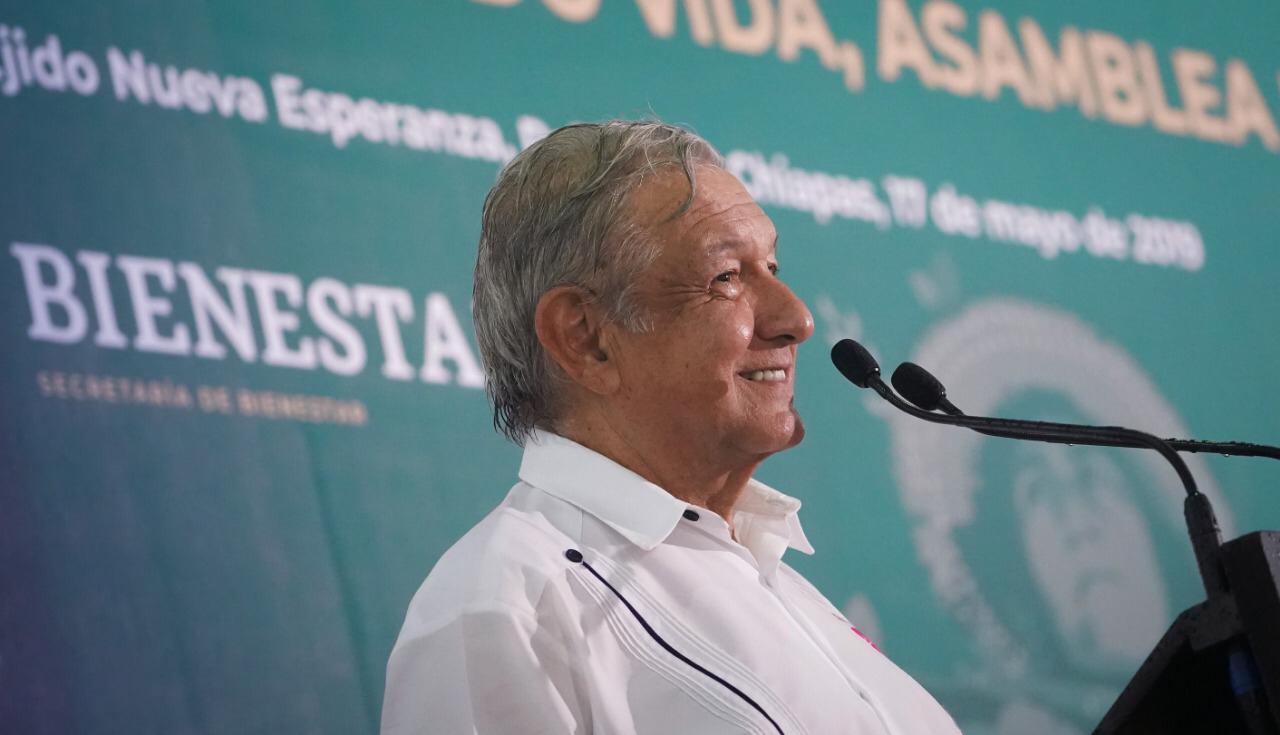 Mensaje del presidente de México, Andrés Manuel López Obrador, desde Chiapas