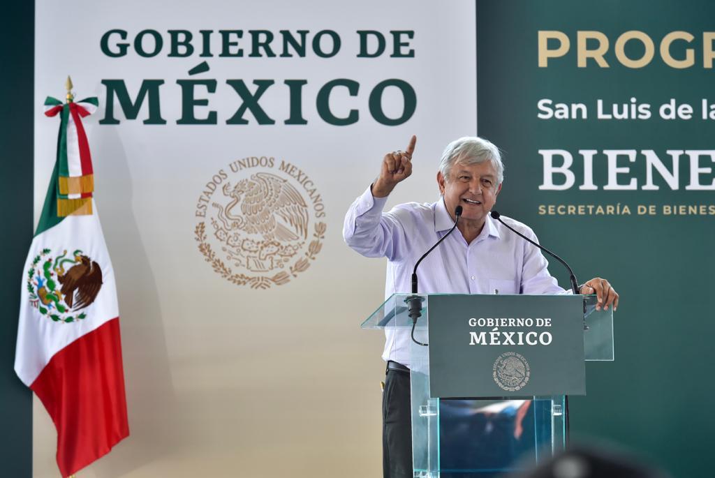 Mensaje del presidente de México, Andrés Manuel López Obrador, desde San Luis de la Paz, Guanajuato