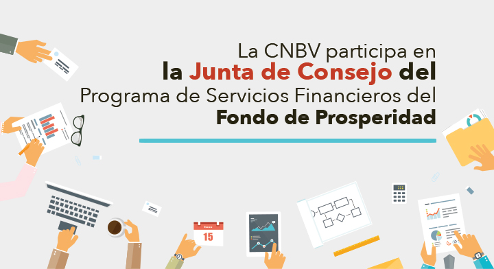 CNBV participa en la Junta de Consejo del Programa de Servicios Financieros del Fondo de Prosperidad. 