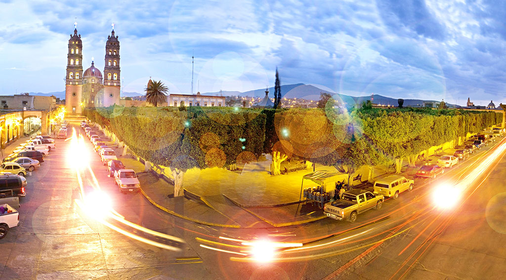 Panorámica de la Alameda de Salvatierra, Guanajuato.