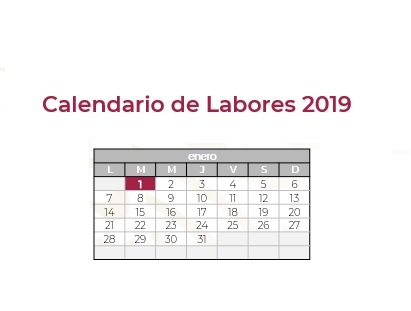 Calendario de Labores 2019