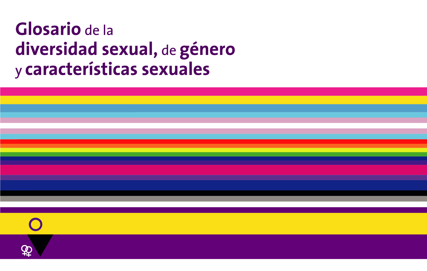 Banner del "Glosario de la diversidad sexual, de género y características sexuales"