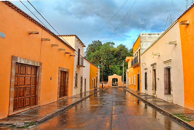 Calle en Real de Asientos, Aguascalientes
