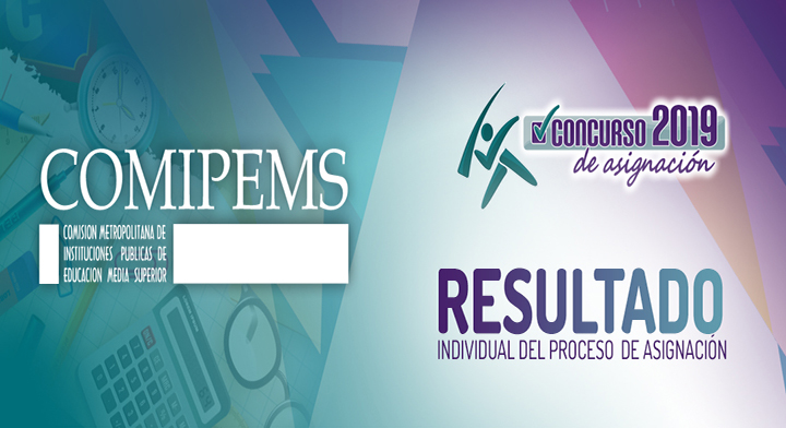 Cartel sobre la publicación de resultados COMIPEMS 2019