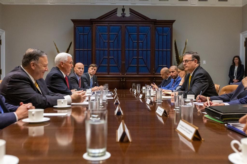 Reunión exitosa del canciller Marcelo Ebrard con funcionarios de EE.UU. 