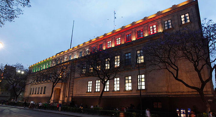 fotografía del Palacio Nacional en la CDMX