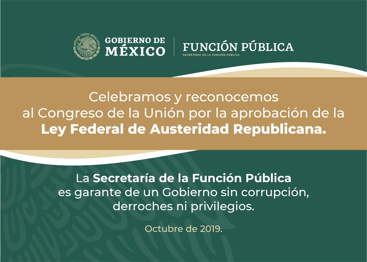 La secretaria Eréndira Sandoval celebró la aprobación de la Ley Federal de Austeridad Republicana