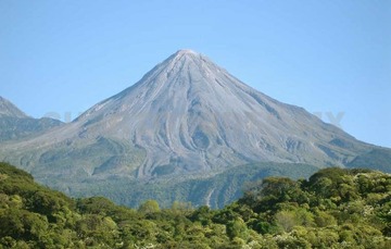 Vista panorámica del Volcán Tacaná. 