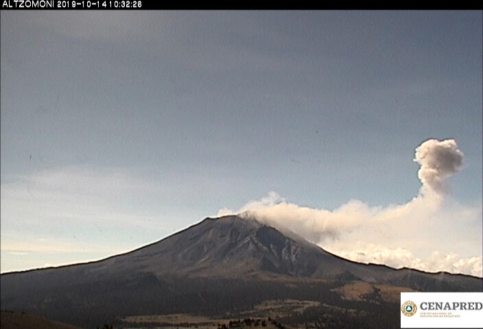 El monitoreo del Volcán Popocatépetl se realiza de forma continua las 24 horas. Cualquier cambio en la actividad será reportado oportunamente. 