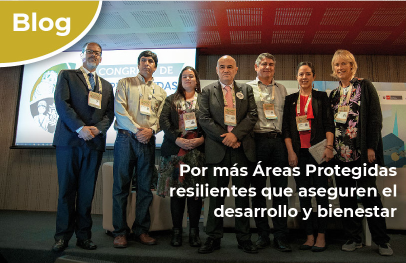 Especialistas  en el evento Áreas protegidas resilientes: integrando la conservación, el bienestar humano y el cambio climático