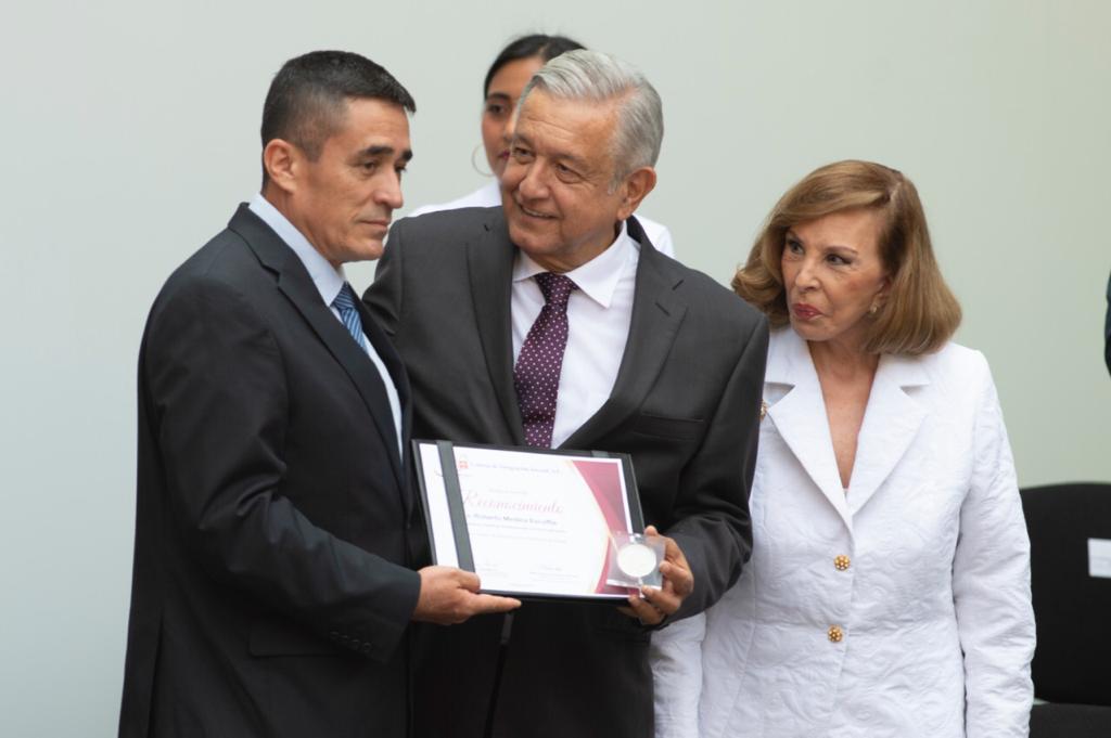 El presidente de México, Andrés Manuel López Obrador, durante el XX Congreso Internacional: 50 años de atención y prevención de las adicciones.