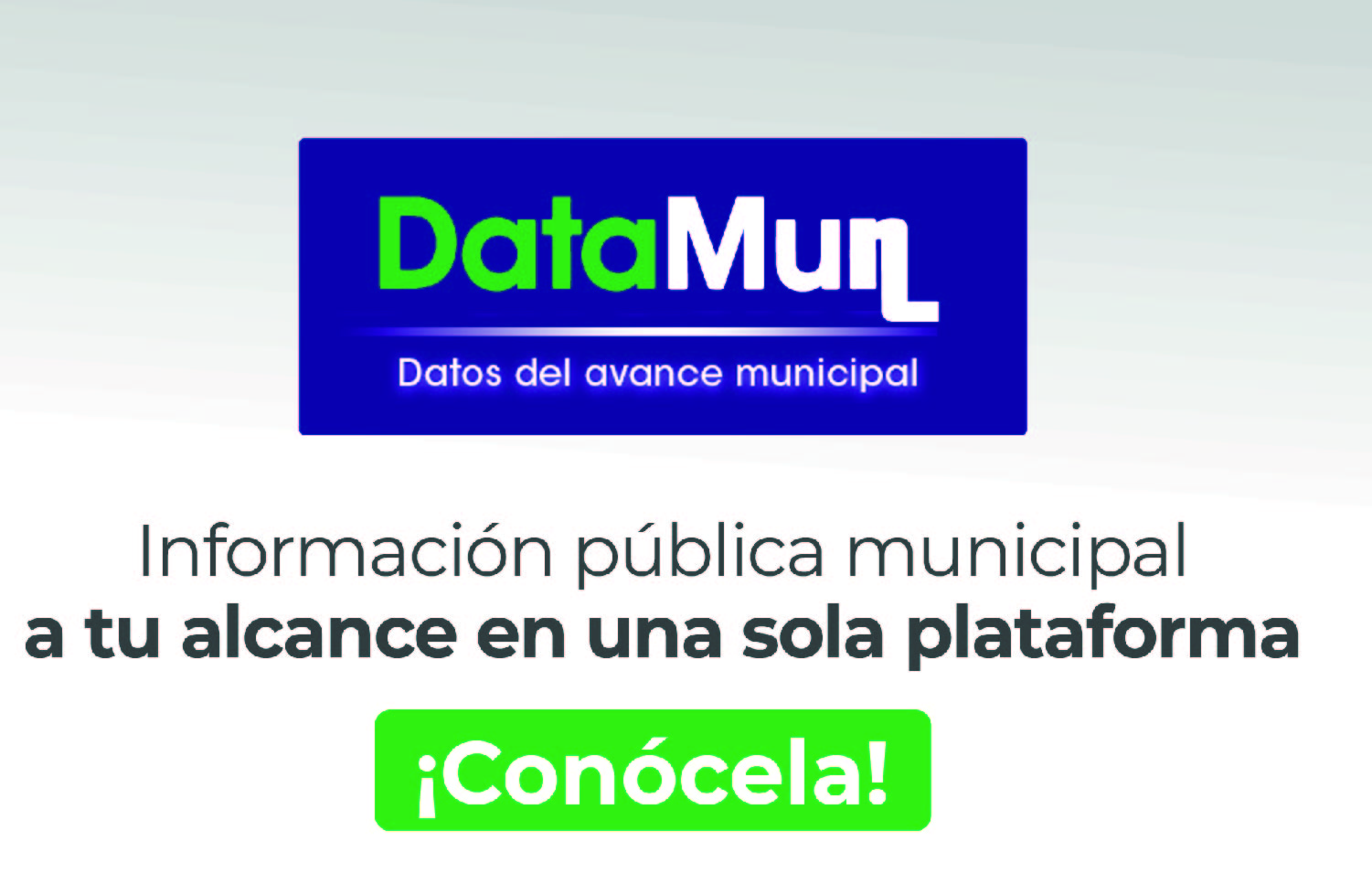 Banner DataMun Datos del avance municipal