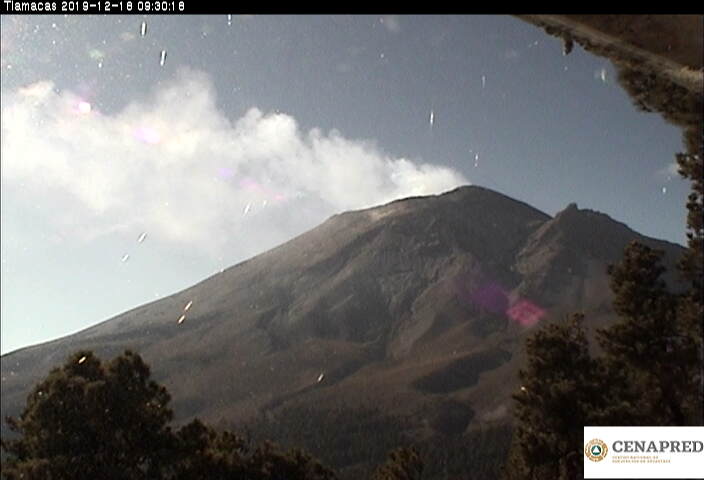Por medio de los sistemas de monitoreo del volcán Popocatépetl se identificaron 98 exhalaciones acompañadas de vapor de agua, gases volcánicos y bajo contenido de ceniza...