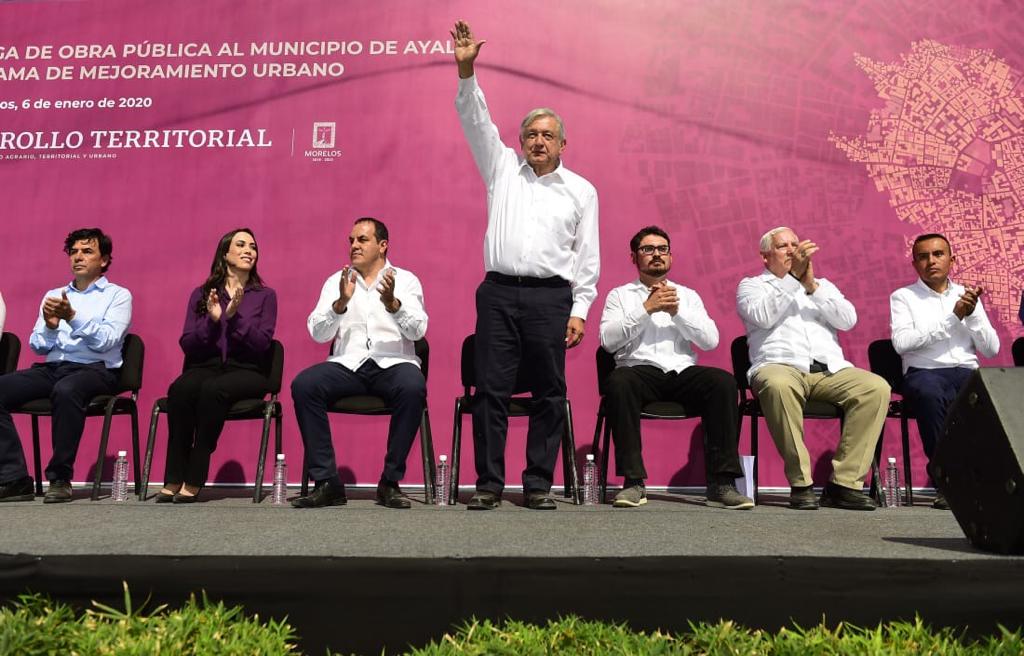 Presidente Andrés Manuel López Obrador en Ayala, Morelos