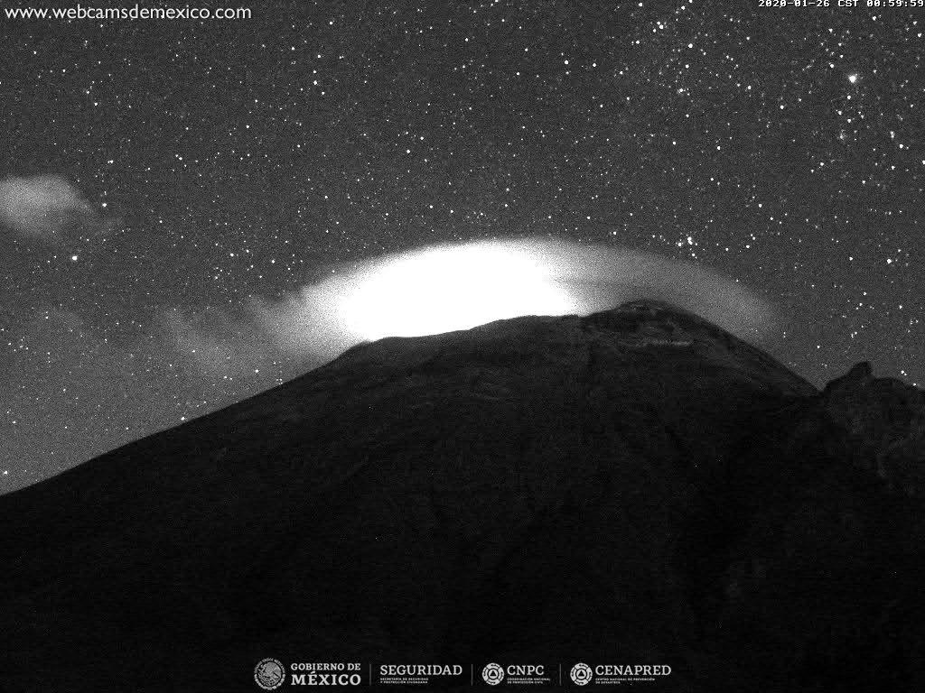 Por medio de los sistemas de monitoreo del volcán Popocatépetl se identificaron 67 exhalaciones y 1030 minutos de tremor .