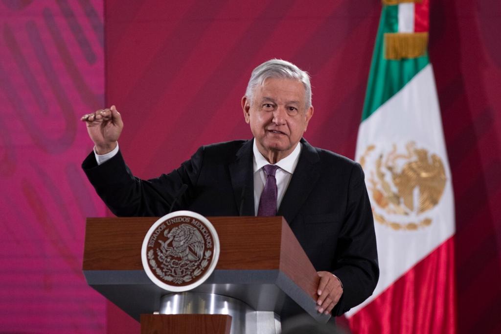Presidente Andrés Manuel López Obrador, desde Palacio Nacional