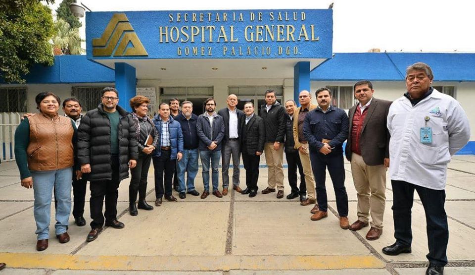 Revisión de infraestructura hospitalaria de Gómez Palacio, Durango, para fortalecer los servicios gratuitos de salud