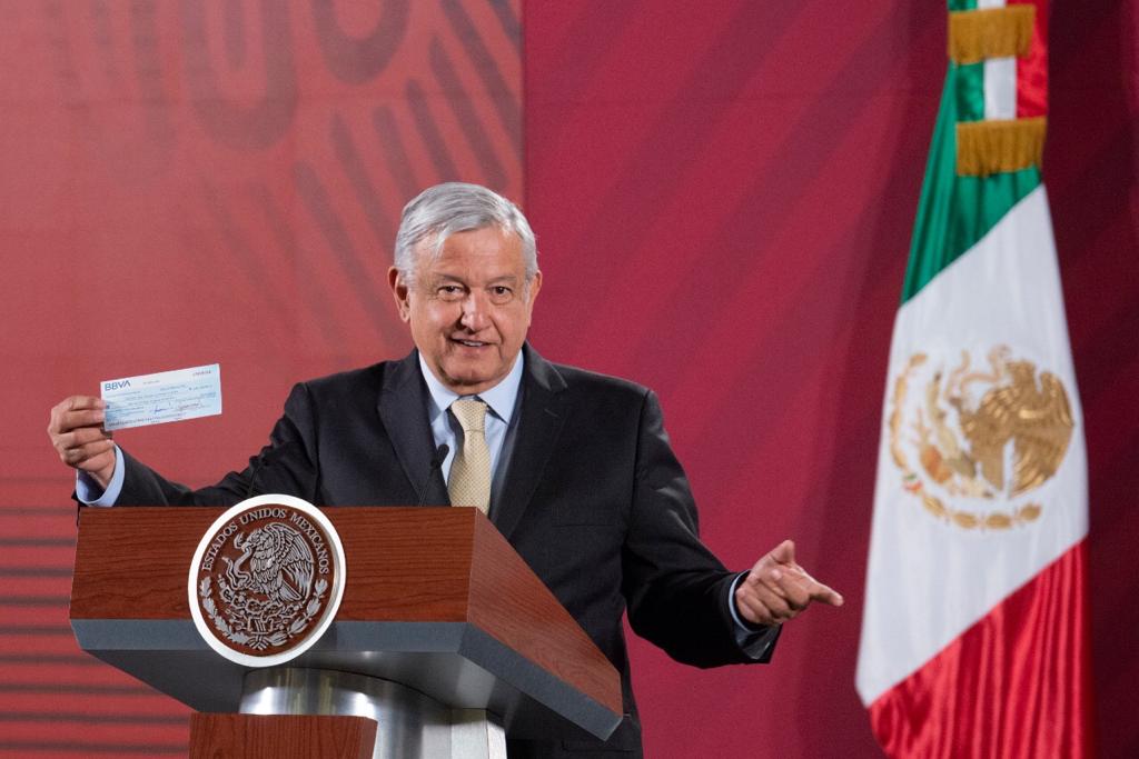Presidente Andrés Manuel López Obrador, desde Palacio Nacional