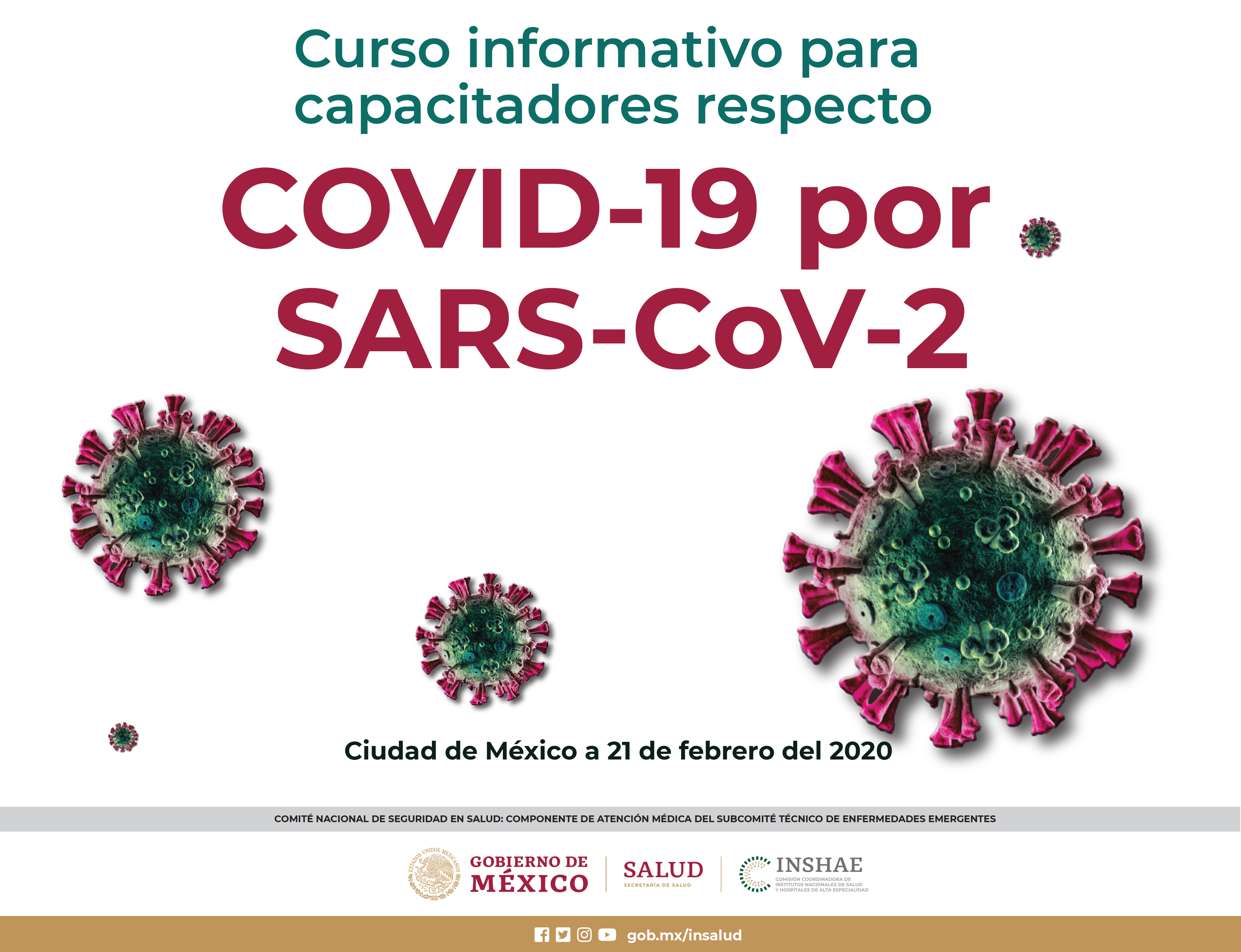 Curso informativo para capacitadores con respecto a COVID19 por SARS-Cov-2
