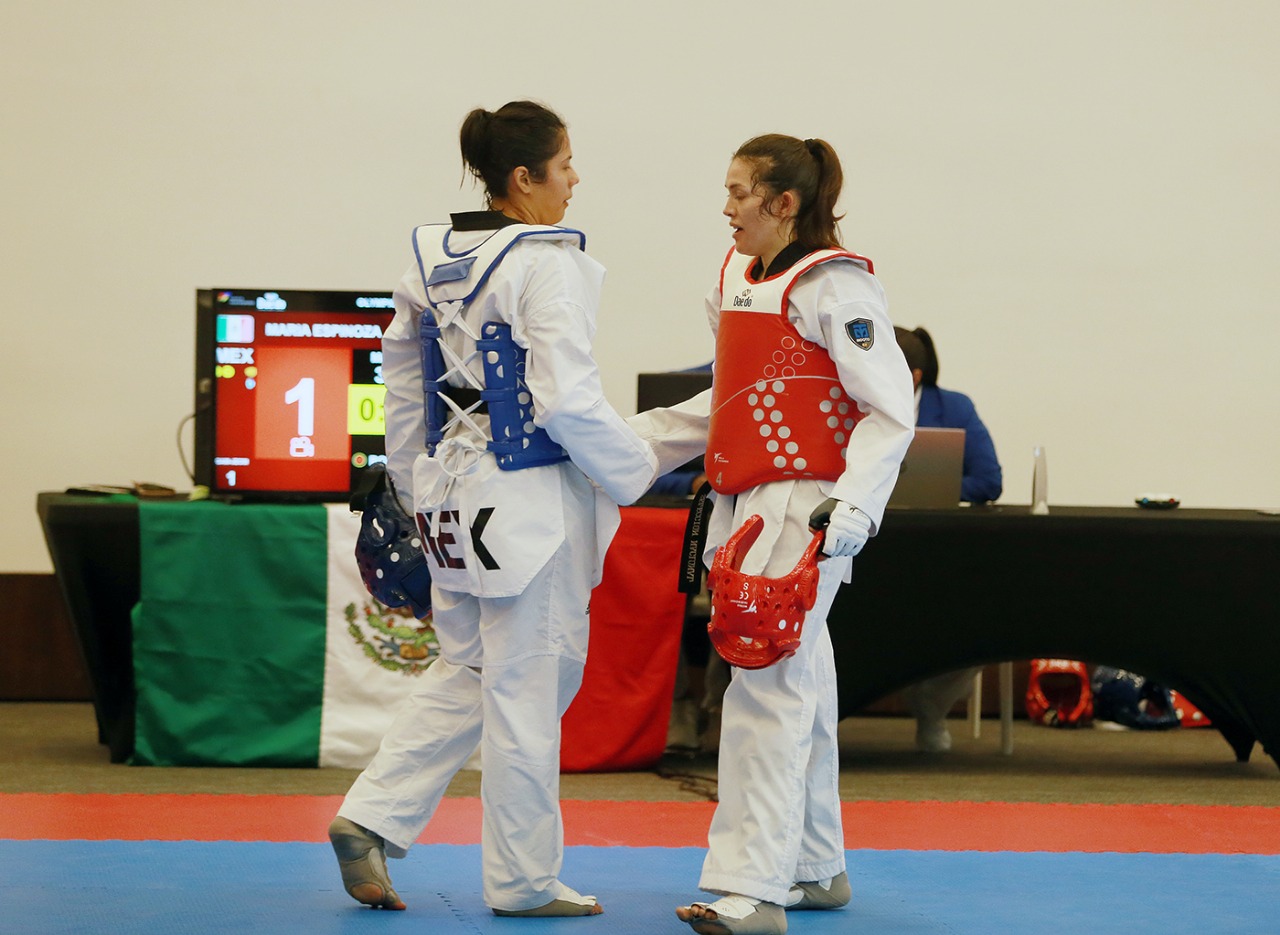 La taekwondoín triunfó en dos de tres combates ante María Espinoza para conseguir su pase al Preolímpico de Costa Rica. Conade.