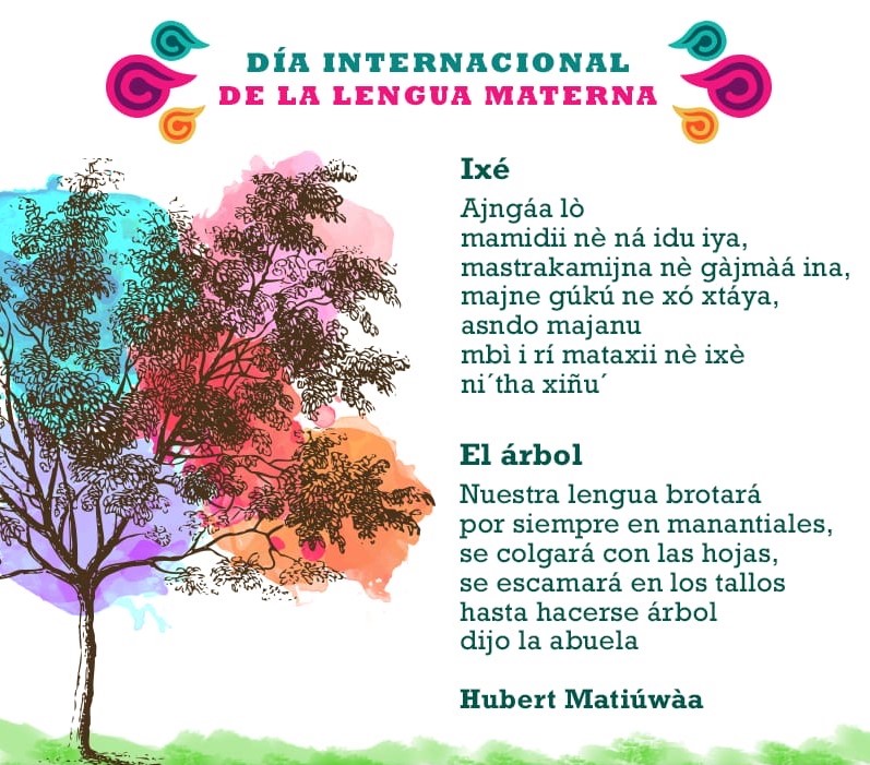 Poema al árbol en lengua maya. 