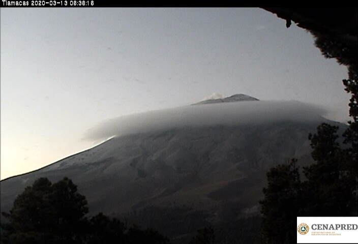 En las últimas 24 horas, mediante los sistemas de monitoreo del volcán Popocatépetl se identificaron 163 exhalaciones acompañadas de vapor de agua, gases volcánicos y ligeras cantidades de ceniza. 