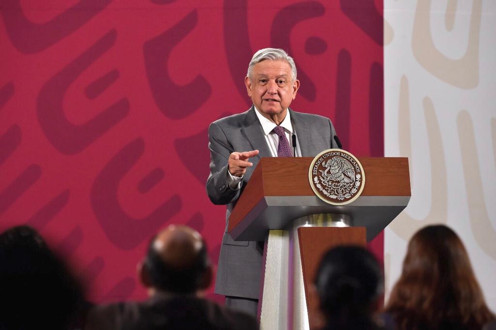 Presidente Andrés Manuel López Obrador desde Palacio Nacional
