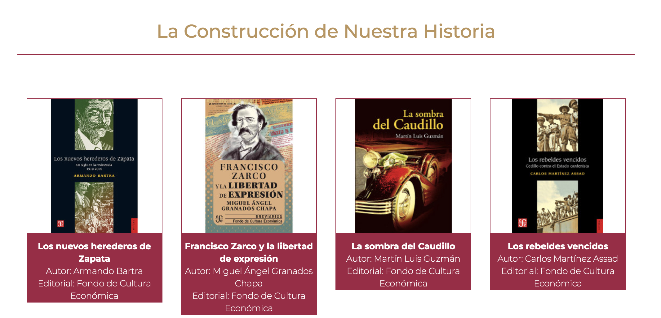 Boletín No. 132 Podrán maestras y maestros compartir colección La Construcción de Nuestra Historia con sus alumnos: SEP