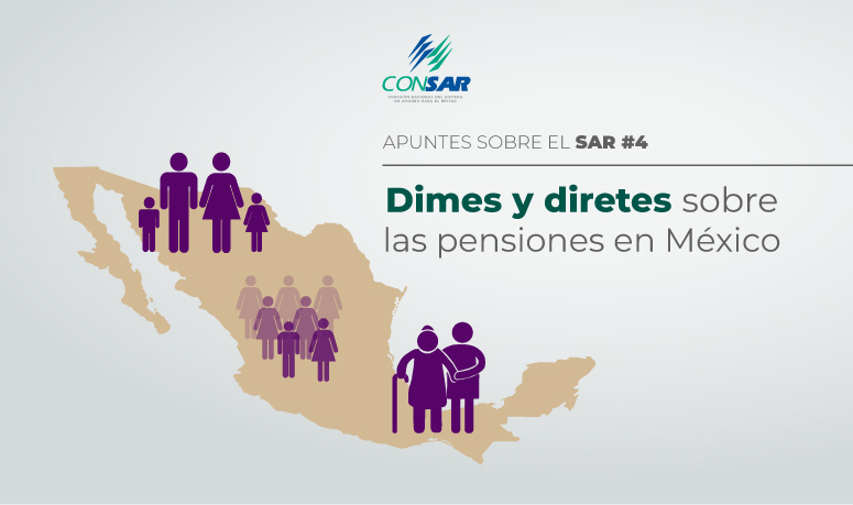 Dimes y diretes sobre las pensiones en México.