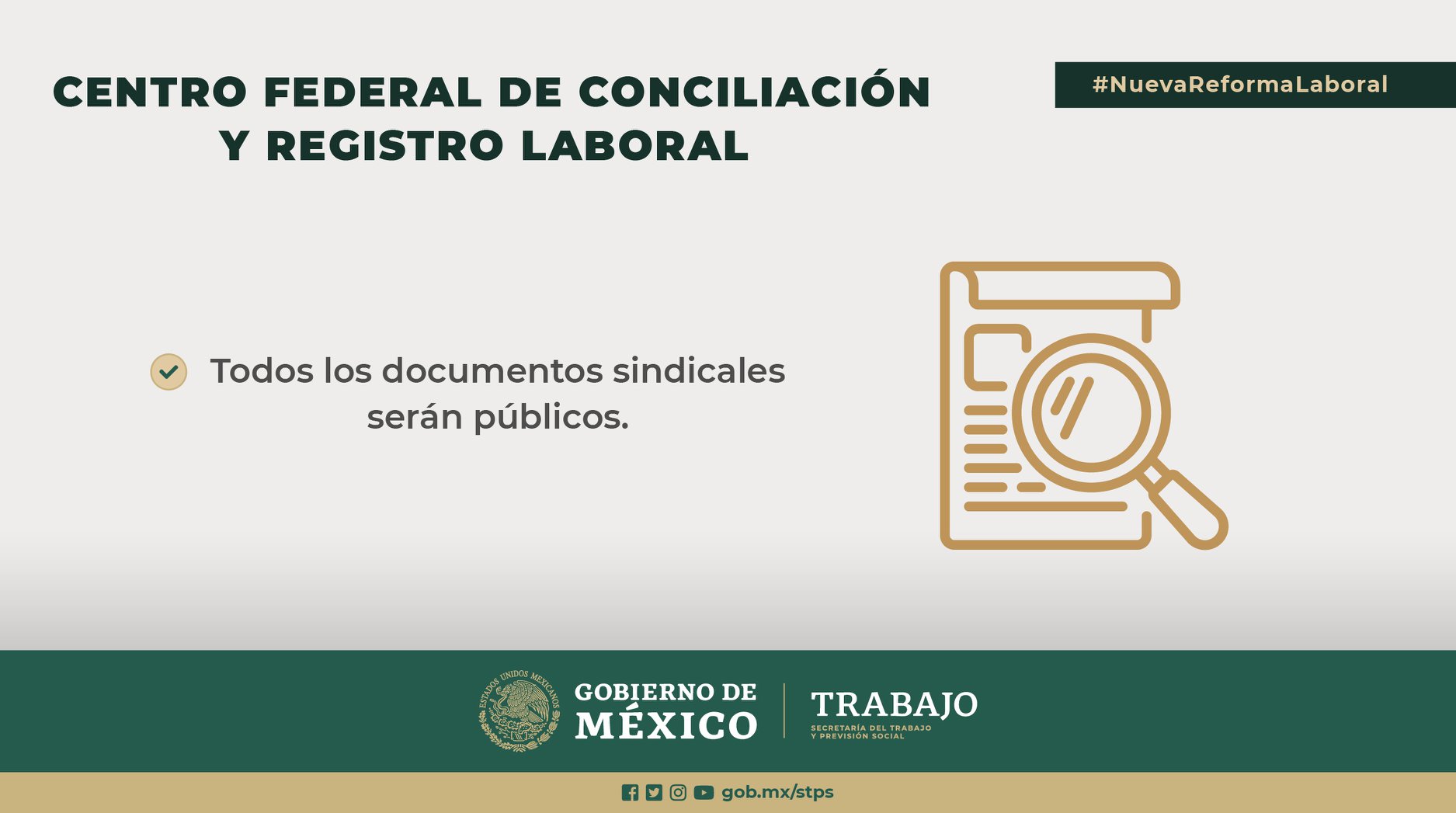 Constancia de Representatividad y aprobación de los contratos colectivos  pilares de la Reforma Laboral | Procuraduría Federal de la Defensa del  Trabajo | Gobierno 