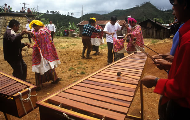 Música de marimba de los pueblos jakalteko y chuj de Chiapas.