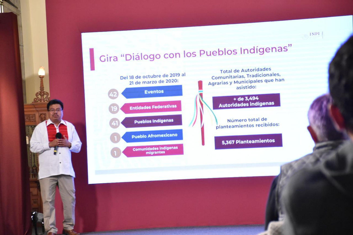 El INPI cumple el mandato de servir a los pueblos indígenas, garantizando el ejercicio de sus derechos y su desarrollo integral